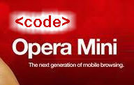 Kode Rahasia Opera Mini